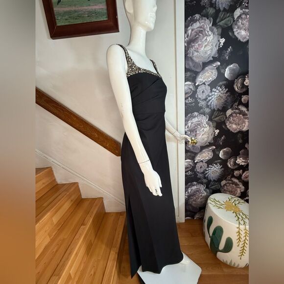 Sachin & Babi Women's Black Sam Gown/ size 0 - Picture 7 of 9